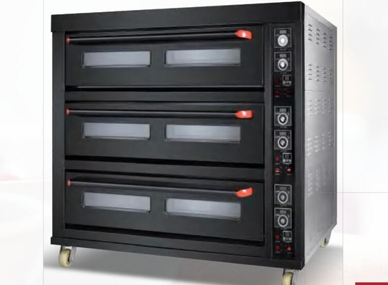Four électrique en titane noir 380V Cuisson commerciale