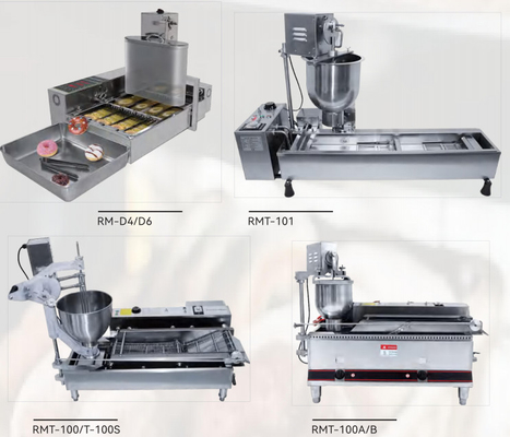 Acier réglé de Tainless de becs de la machine 3 de Mini Donut Maker Automatic Doughnut