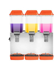 poignée Juice Dispenser 110V d'acier inoxydable de cylindre de PVC de nourriture de trémie de la grande capacité 16l