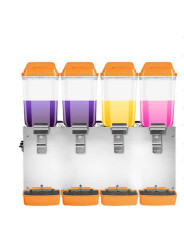 poignée Juice Dispenser 110V d'acier inoxydable de cylindre de PVC de nourriture de trémie de la grande capacité 16l