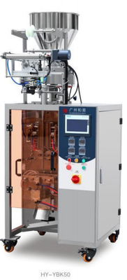 Joint arrière arrondi, facile à l'emballage de Tear/220v50-60hz/3.0kw/Liquid/Powder/Granular avec le moteur d'étape