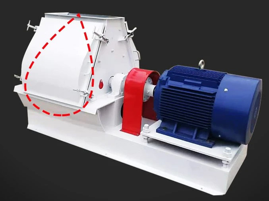 Broyeur à marteaux bas intégral de baisse de l'eau 100kw haut Shrength structurel SS304