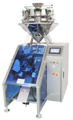 Type incliné film simple de Layerpe de machine à emballer de Weighingand 60bags/minute 2 dans 1