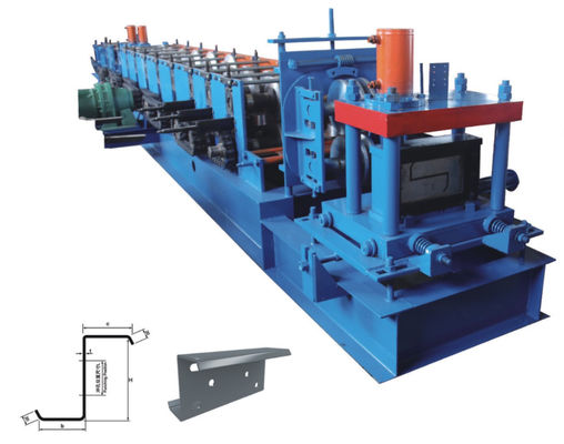 Petit pain bleu de Purlin de Z formant la machine 10m/minute pour l'acier de couleur