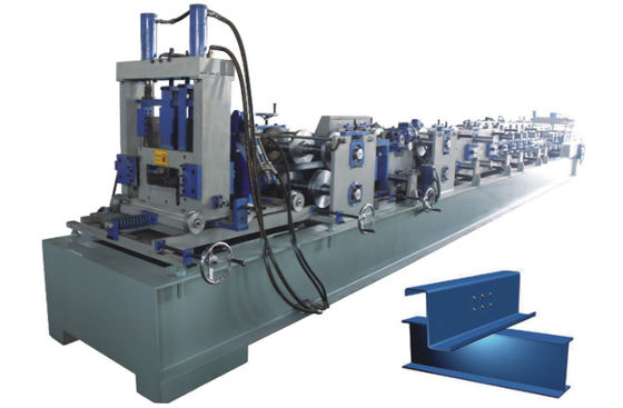 Petit pain bleu de Purlin de Z formant la machine 10m/minute pour l'acier de couleur