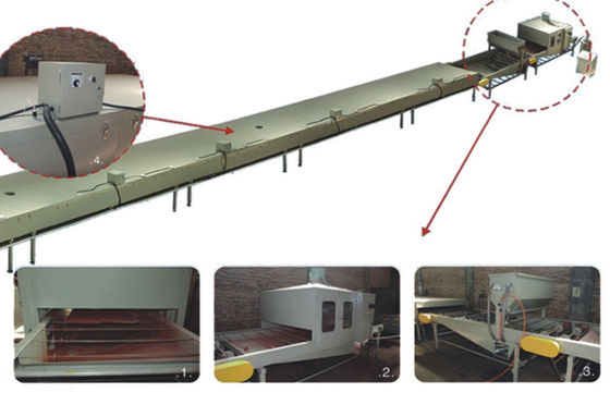 chaîne de production enduite de la CE de machine de tuile de toit de la pierre 30T