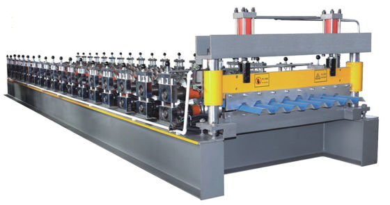 Feuille de toiture 750 en métal faisant la machine Cr12 pour le panneau de tuile de toit
