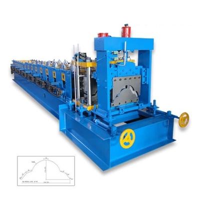 toit Ridge Cap Roll Forming Machine Cr12 en métal 50Hz