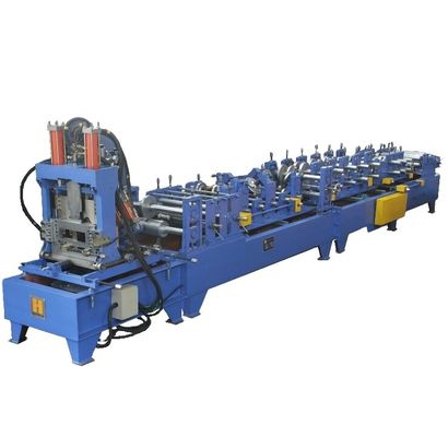 Petit pain jaune de Purlin de la CZ formant la tuile en acier de la machine 15m/min