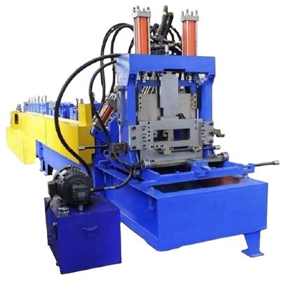 Petit pain jaune de Purlin de la CZ formant la tuile en acier de la machine 15m/min
