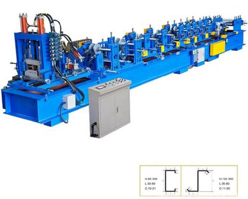 petit pain de Purlin de 15m/min CZ formant la station de rouleau de la machine 6.5T 15