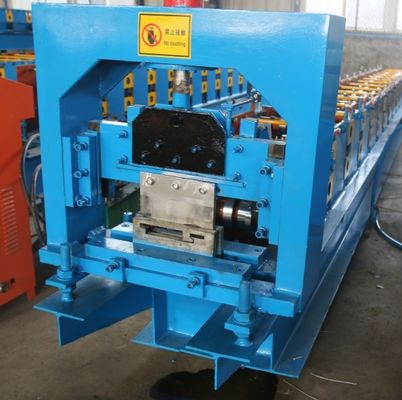 Petit pain bleu de cadre de porte en métal formant des stations d'OIN 12 de machine