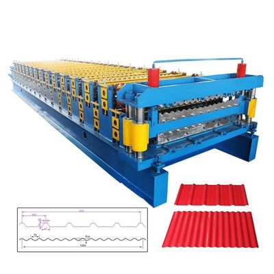 Petit pain en acier de couleur d'OIN formant la machine 5T pour le panneau de tuile de toit