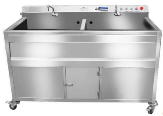 Machine à laver de Veg de réservoir de double de machines de traitement des denrées alimentaires des produits alimentaires SS304