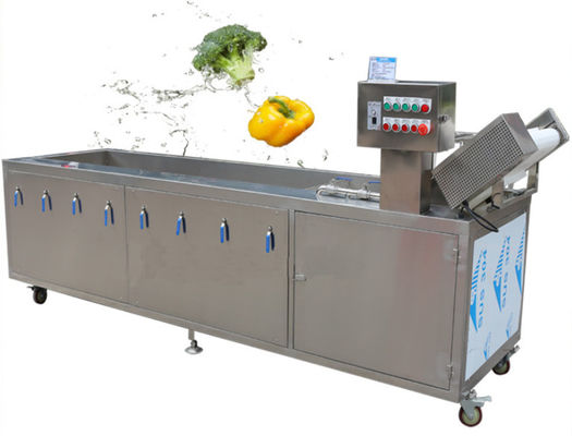 machine à laver végétale de la bulle 800kg/h, machine à laver industrielle de fruit de 3.2m
