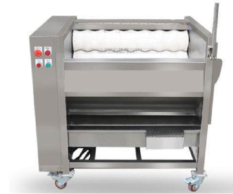 les machines de traitement des denrées alimentaires des produits alimentaires 800kg/h, balayent la machine d'épluchage industrielle