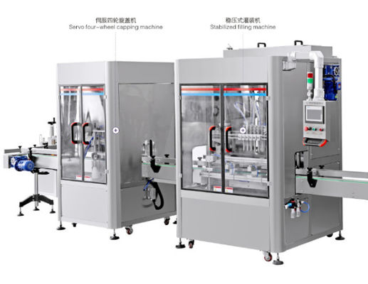 Machine à emballer de remplissage de sauce, machine SS316 de capsulage remplissante liquide automatique
