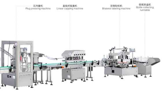 6 doubles côtés principaux marquant les machines SS304 machine de capsulage de vis automatique