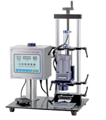 machine de capsulage semi automatique 60W pressant 30bpm à vis