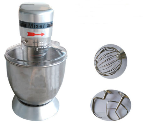 Acier inoxydable du mélangeur 5L de machine de malaxage de la pâte de la pizza 0.3KW