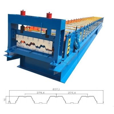 machine 15KW de formage de feuilles de la tuile 8T pour la plate-forme de plancher en acier