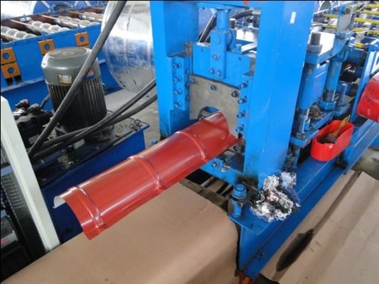 Demi phase 2.5T du vert 3 de Ridge Cap Roll Forming Machine de rond