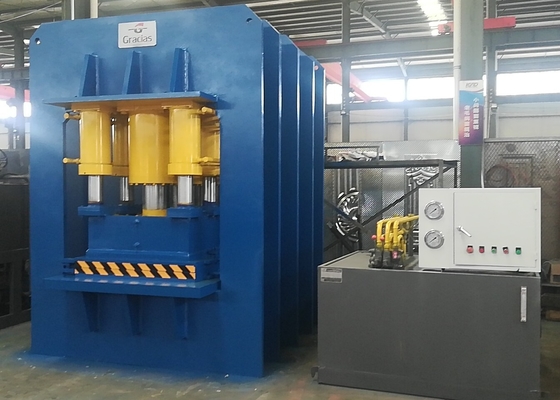 Machine 2000 gravante en refief de porte de Ton Hydraulic Anti Theft Steel avec le double cylindre