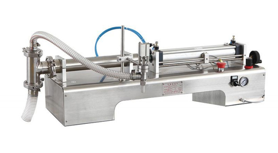 Machine de remplissage liquide principale simple du piston 5000ML 30bpm 10W