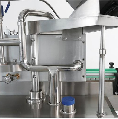 Les pesticides compacts cuisent la machine à la vapeur de capsulage 3kw 150b/Min de vide