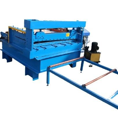petit pain en acier de la couleur 12m/min formant la coupe de machine à la ligne de longueur