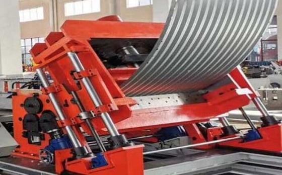 ZX-40 a serti le silo de plaque d'acier formant la spirale 4mm 4.5m/Min de machine