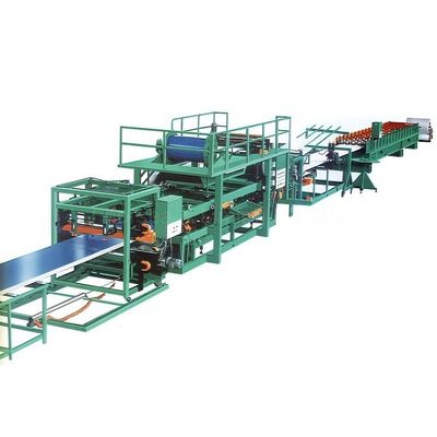petit pain de panneau "sandwich" du vert 20T formant l'équipement 6m/min de machine